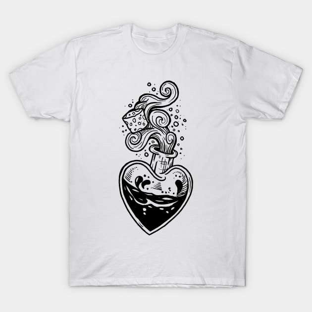 Love Potion T-Shirt by btcillustration